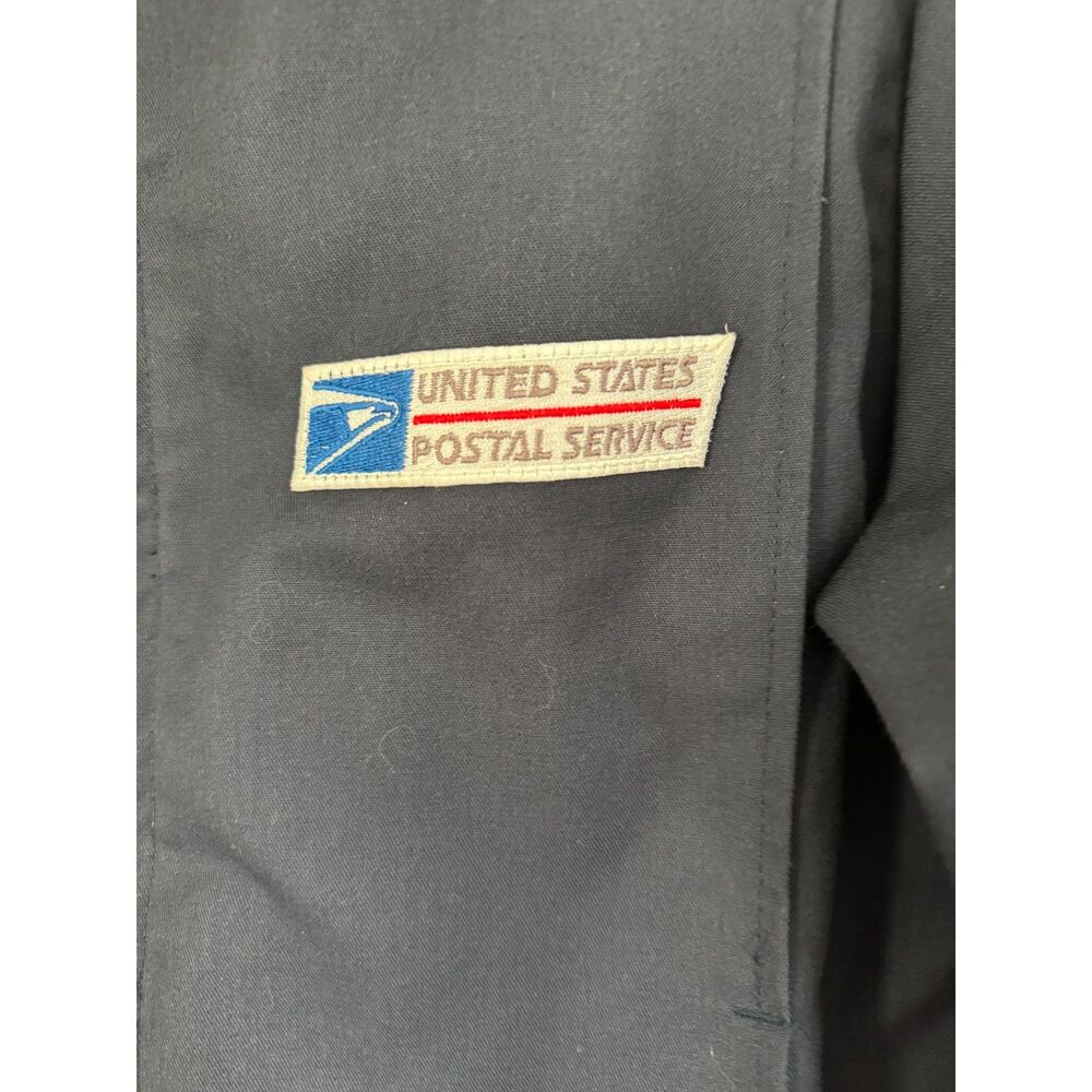 USPS United States Postal Service Jacket, Men's Size 40T Navy Blue - Vintage - Picture 4 of 4